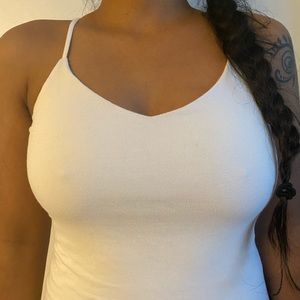 White crotchet bodysuit